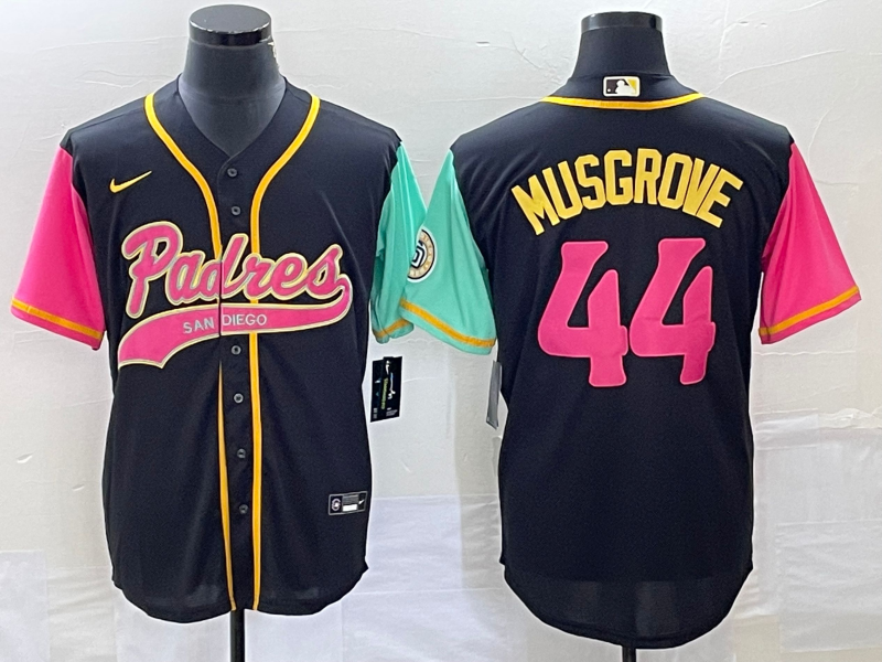 Men's San Diego Padres Joe Musgrove #44 Black City Connect Jersey Joint Edition